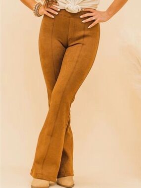 Marc New York Suede Straight Leg Pants